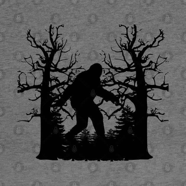 Funny Bigfoot and Sasquatch T Shirts by DHdesignerPublic